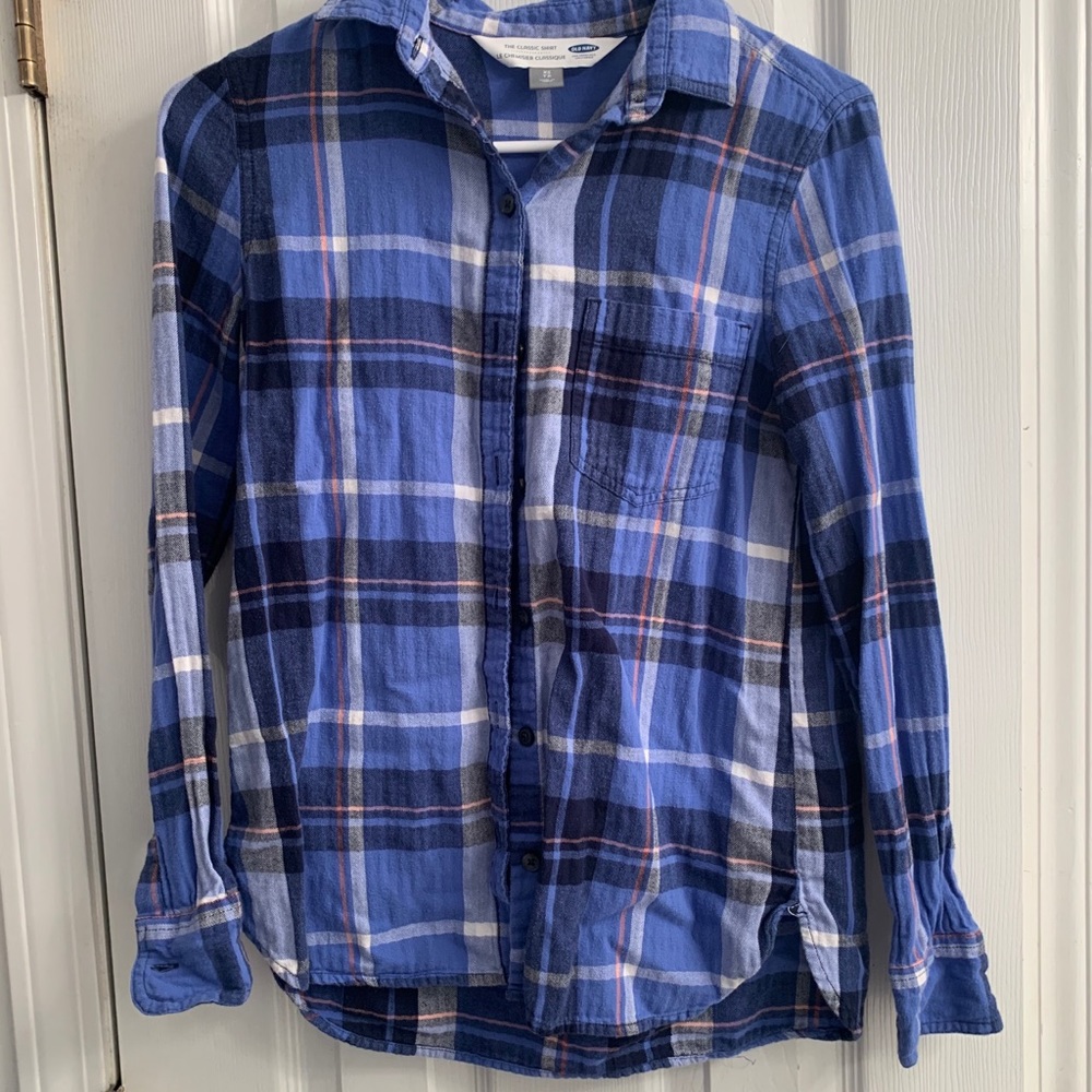 Old Navy button-up flannel